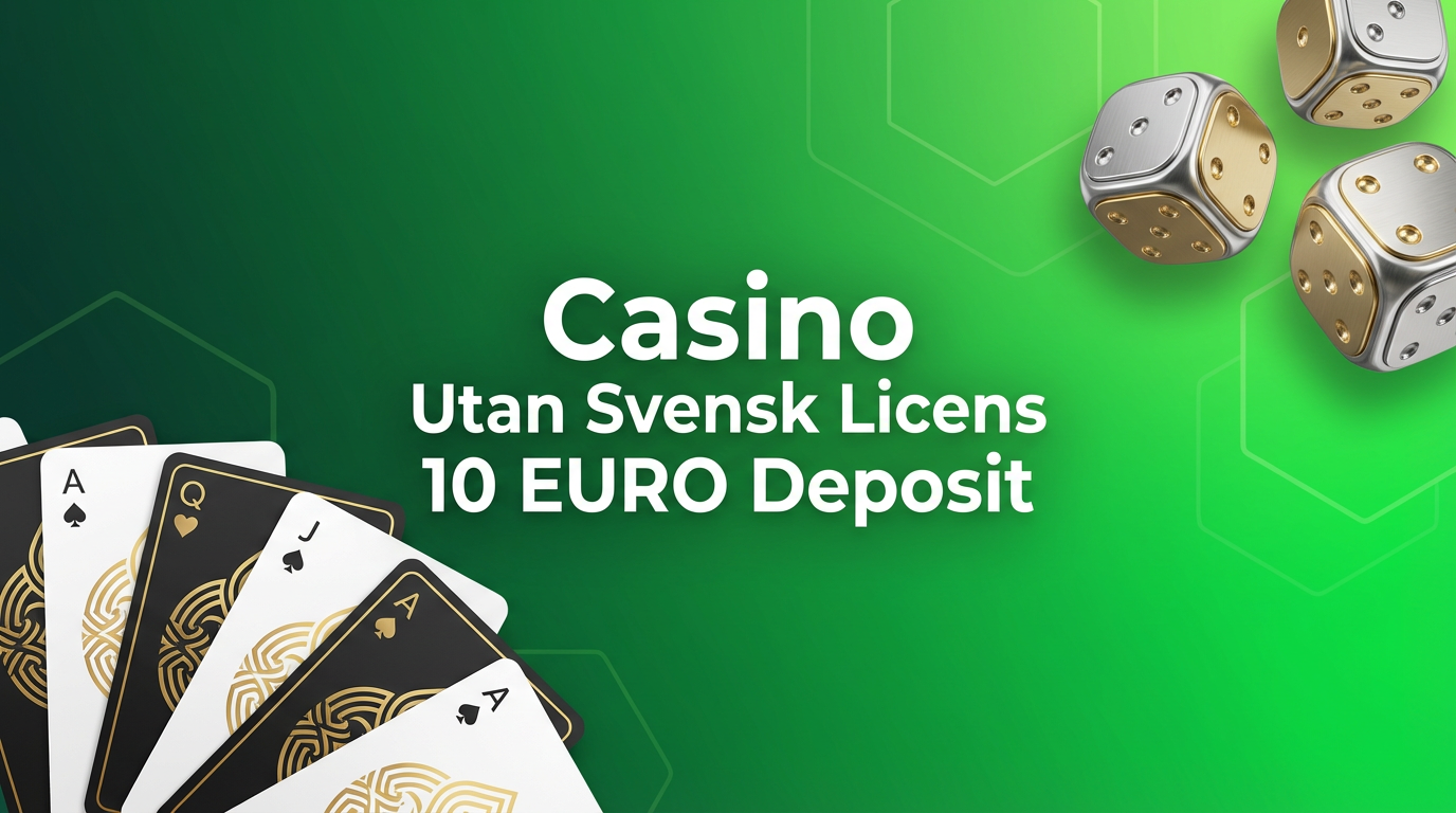 Casino Utan Svensk Licens 10 Euro Deposit 2025