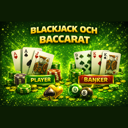 Blackjack och baccarat