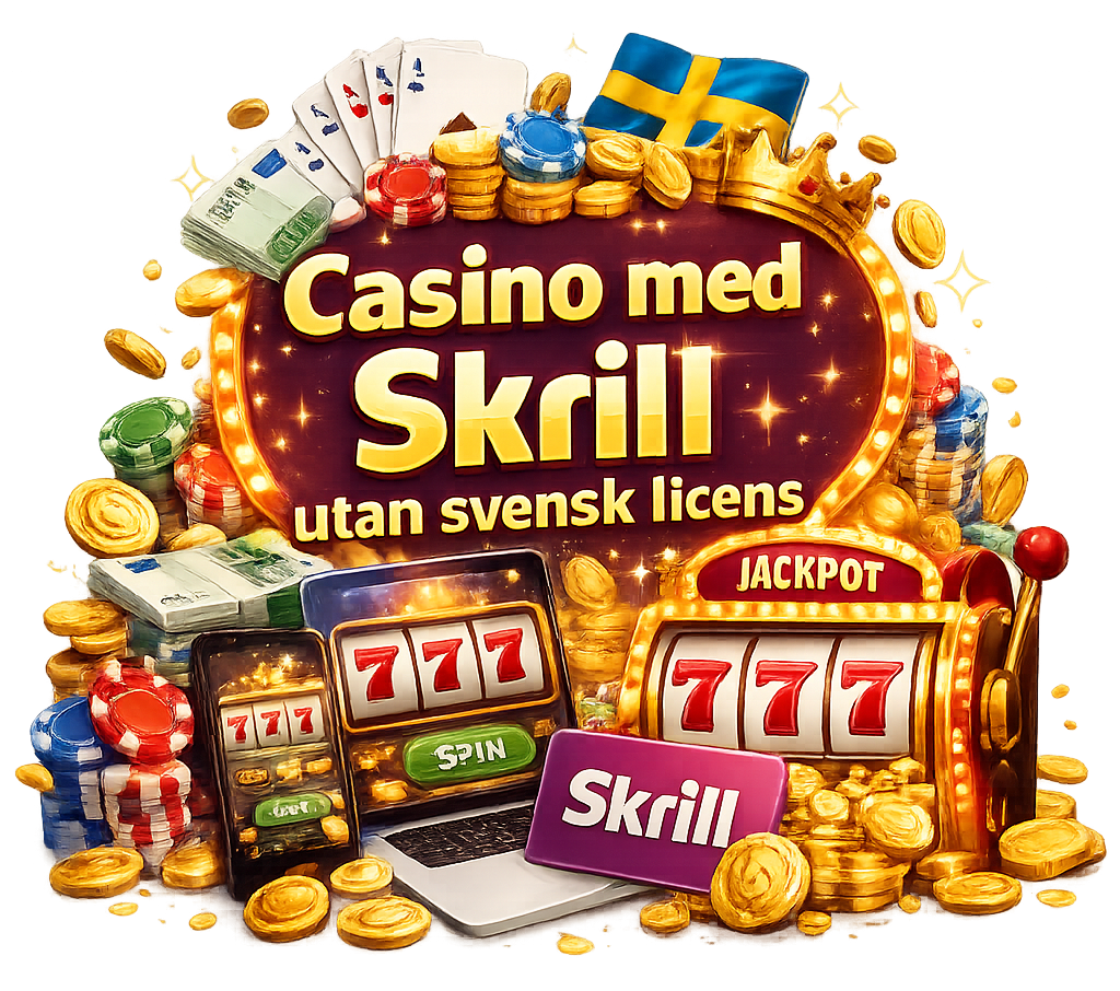 Casino med Skrill utan svensk licens